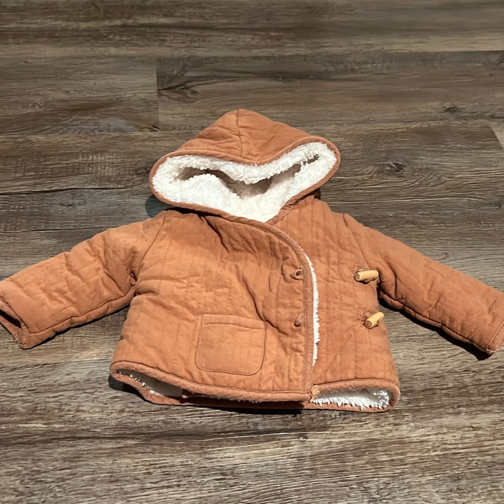 Zara sherpa jacket infant